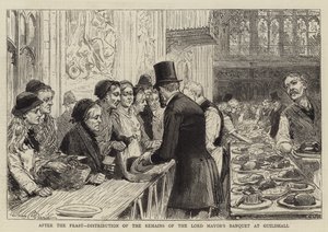 After the Feast, Distribution of the Remains of the Lord Mayor